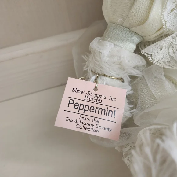 Show-Stoppers "Peppermint " teddy bear doll plush stuffed w/tag 17" - Picture 7 of 11